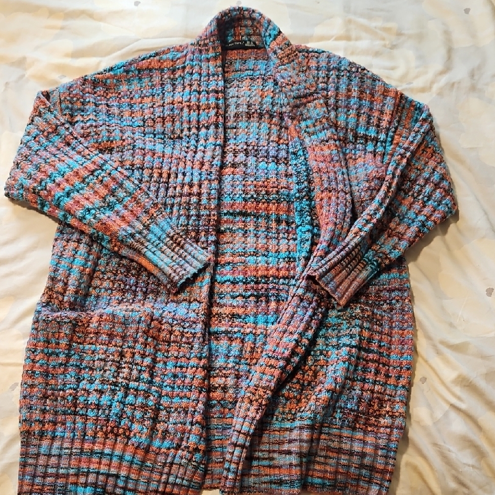 Colorful Knit Cardigan